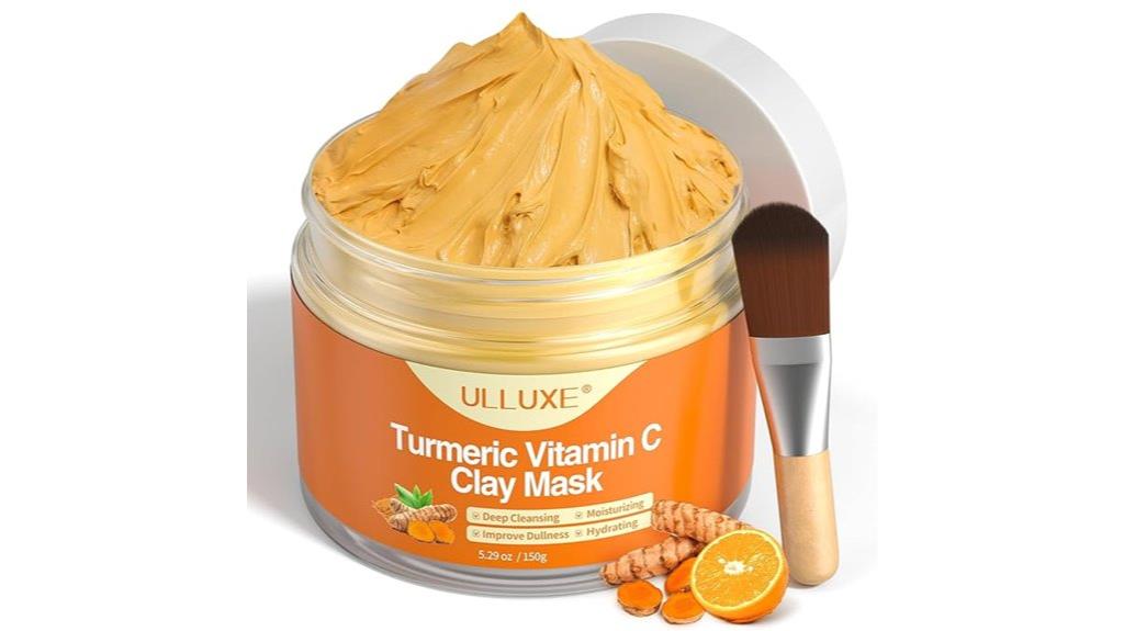 brightening clay mask treatment