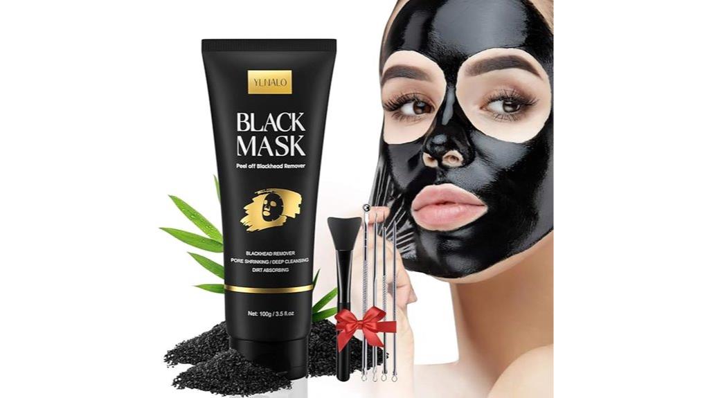 charcoal peel off mask kit