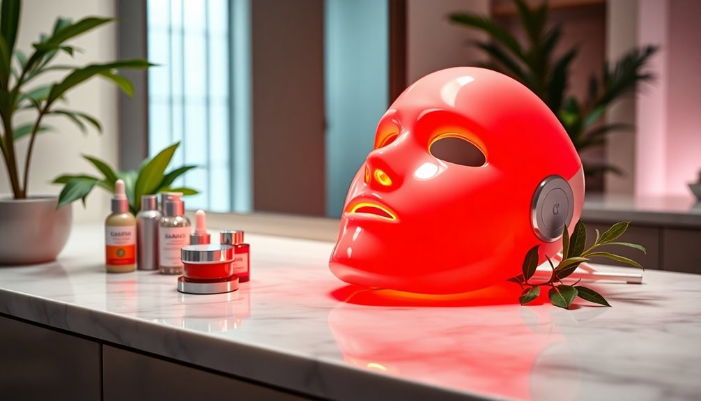 choosing red led mask