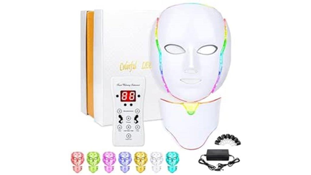 colorful led skin treatment