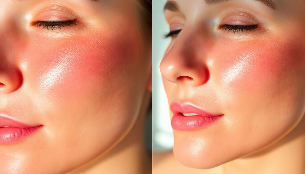 decrease in skin irritation