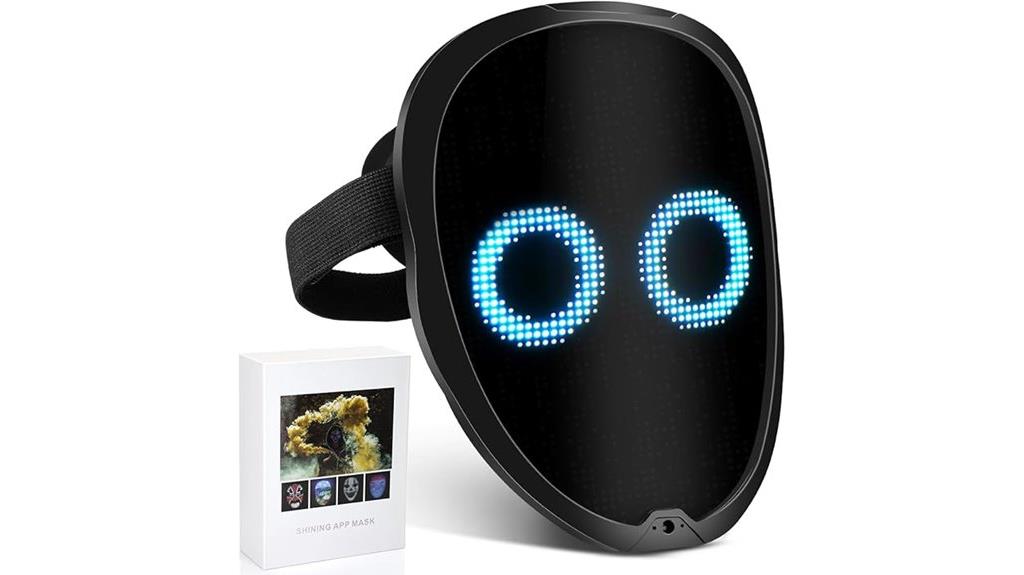 gesture sensing led mask