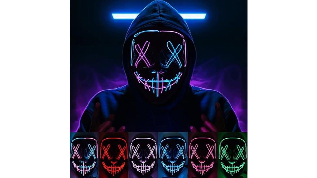 glow in the dark purge mask