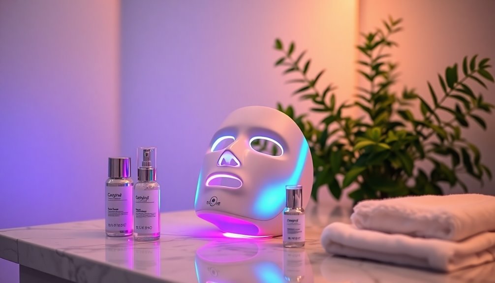 led facial treatment device