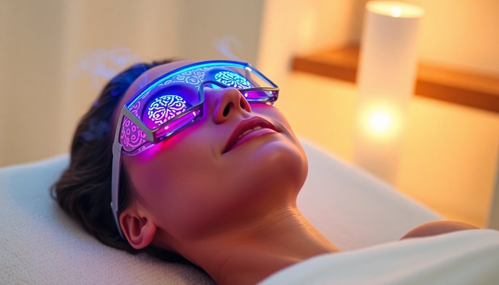 led mask eye safety