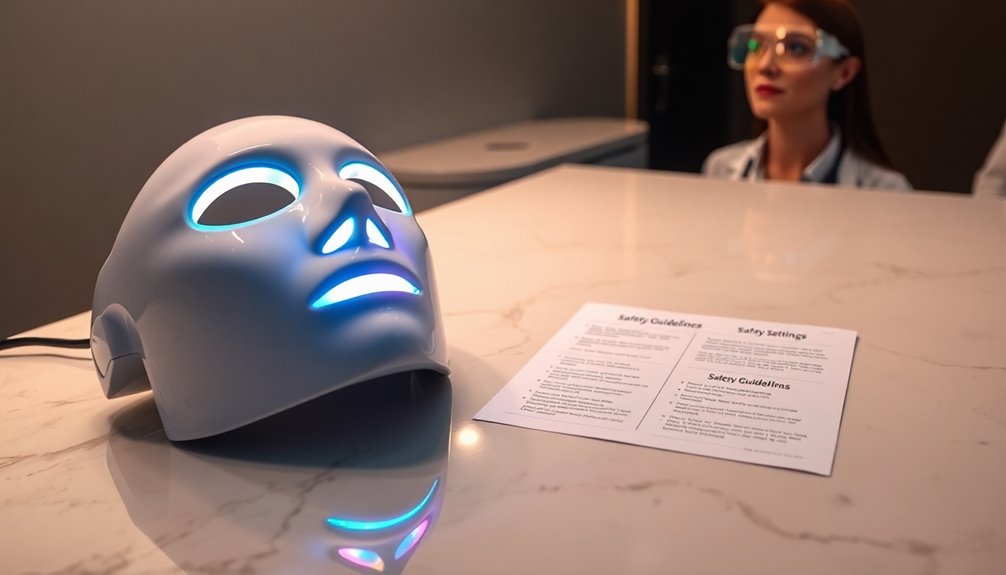 led mask safety instructions