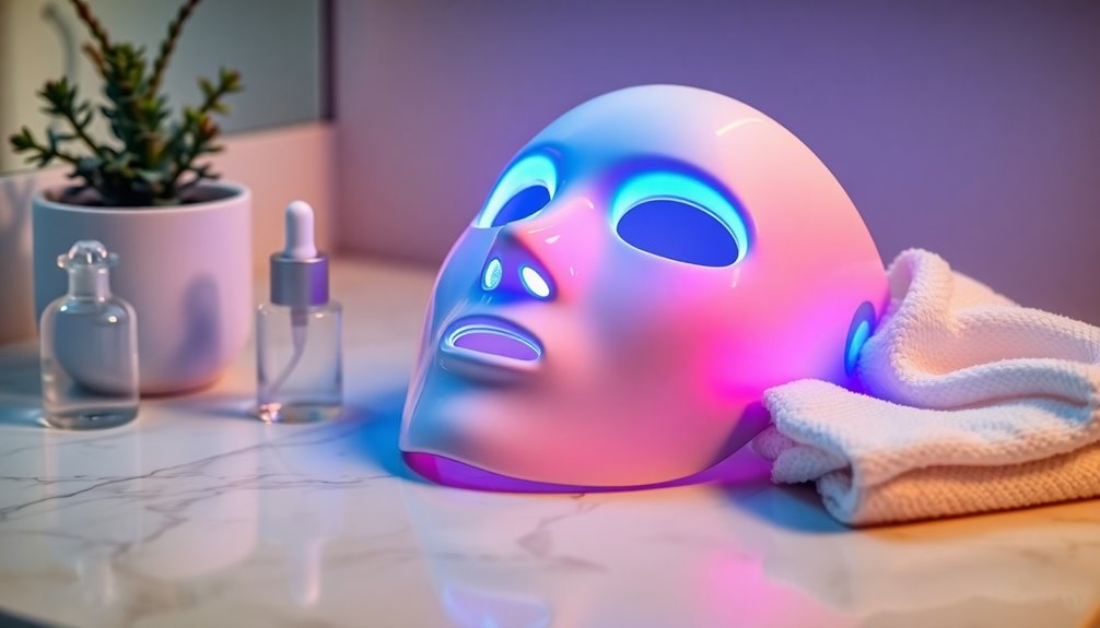 led mask skincare integration