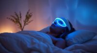 led mask sleep safety