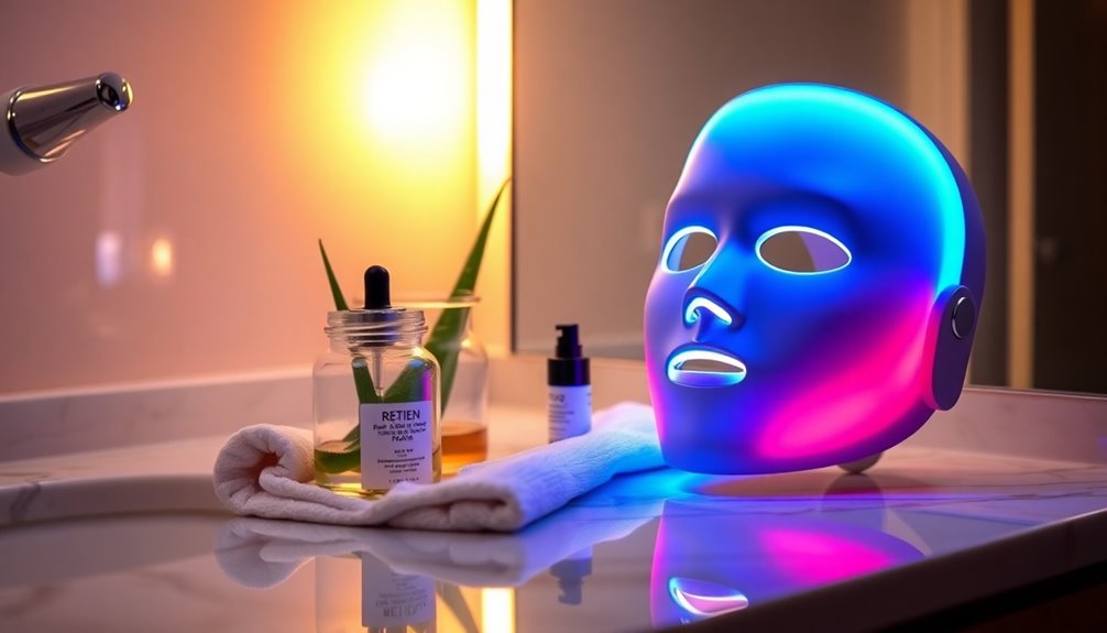led masks for skincare