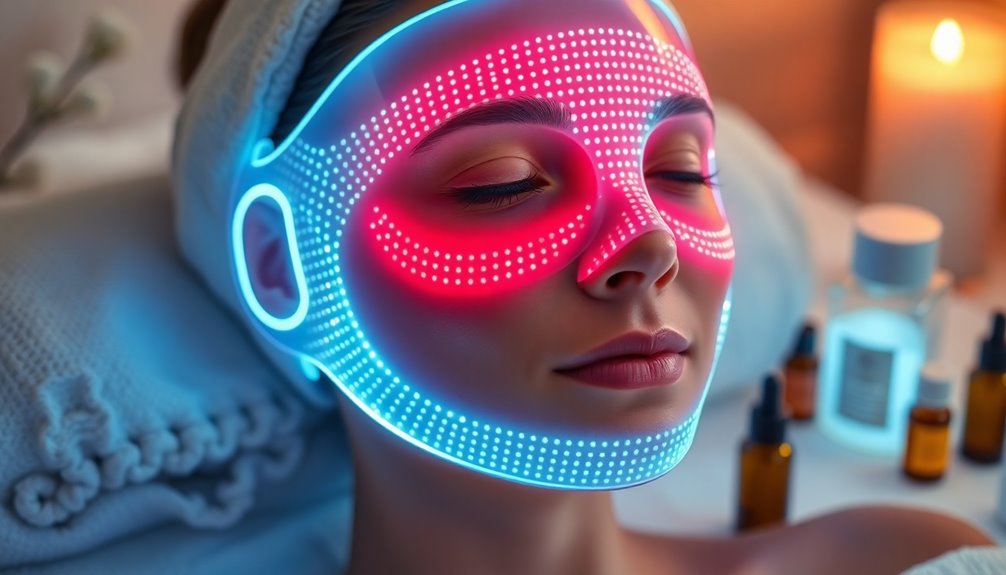 led masks promote skin health