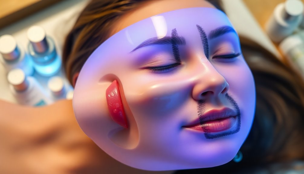 led masks treat acne