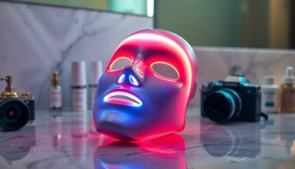 led skincare treatment device