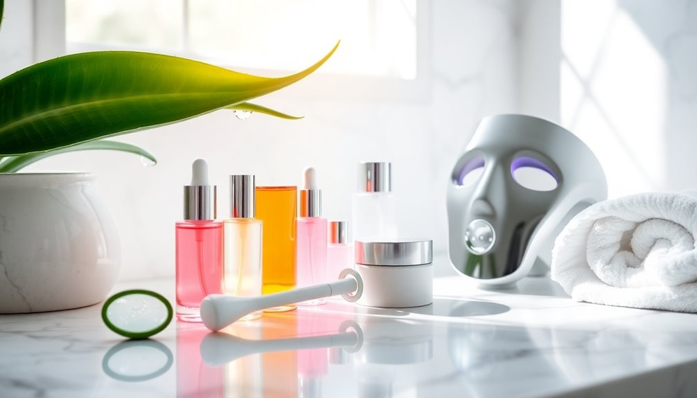 led therapy skincare products