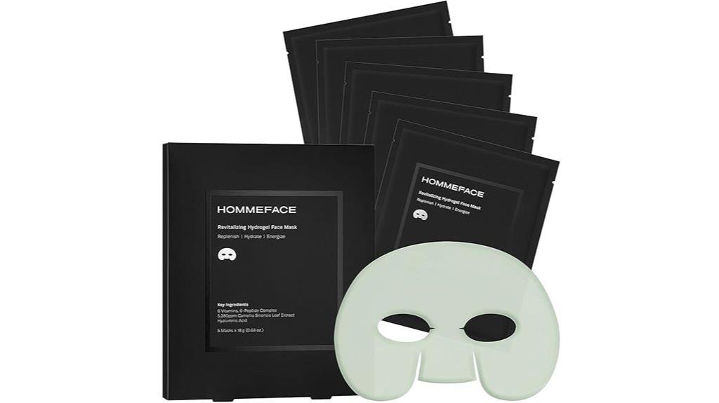 men s hydrogel facial masks