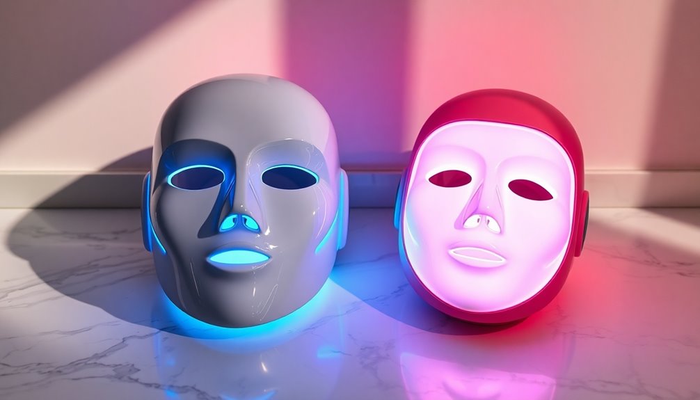 professional versus home led masks
