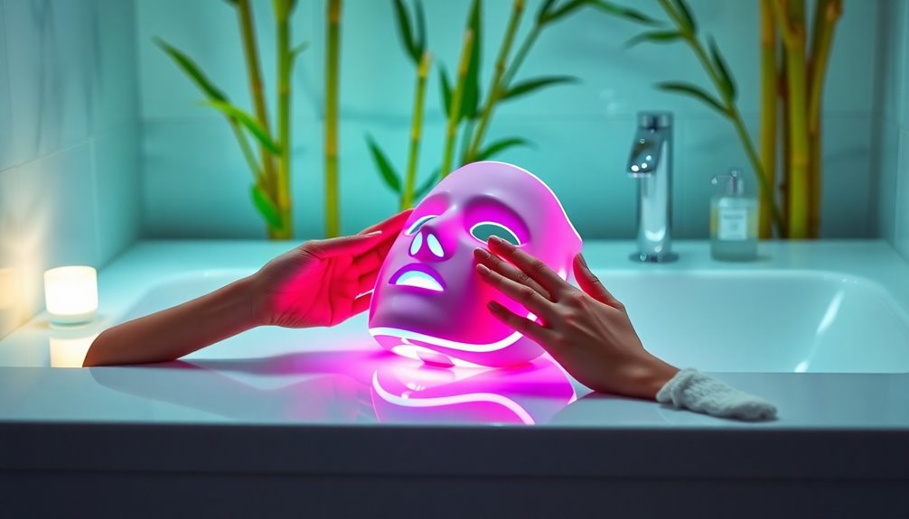 proper led mask application