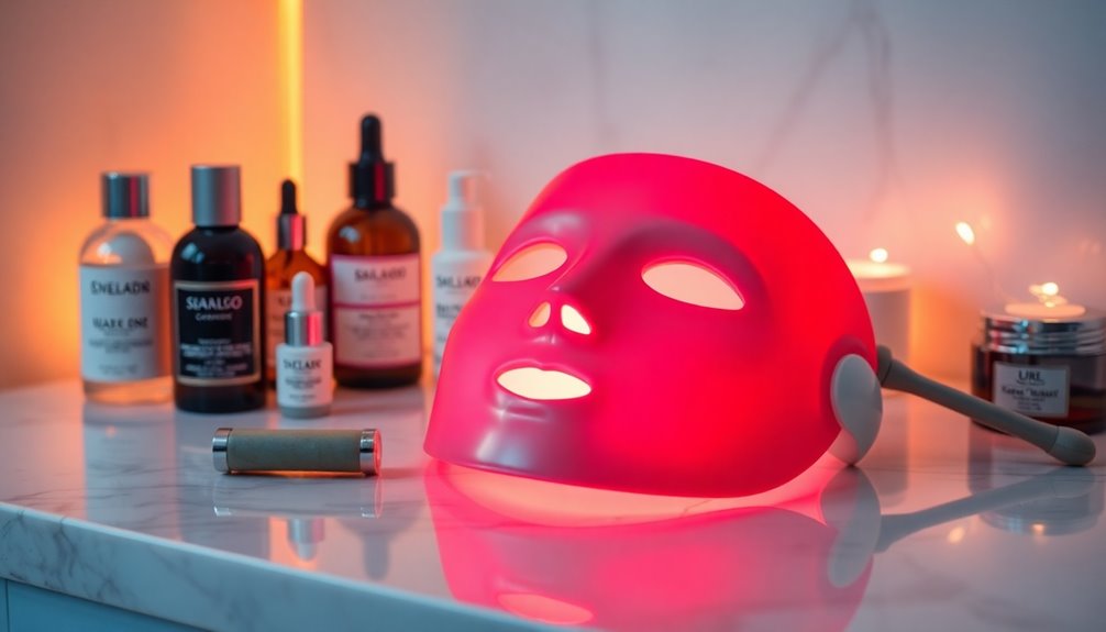 red led mask benefits