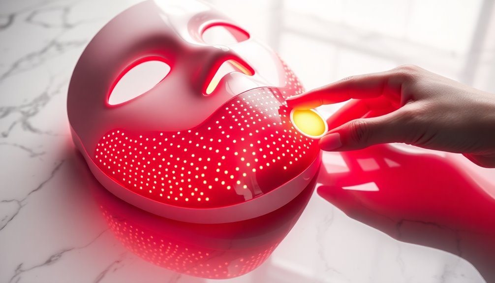 red led mask benefits
