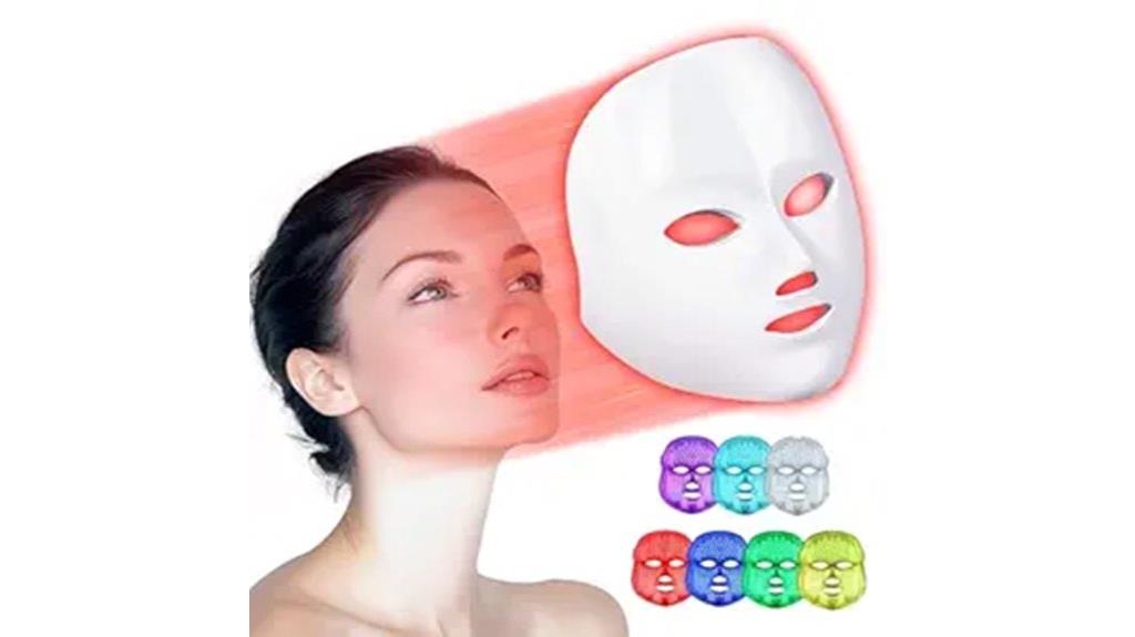 red light therapy mask