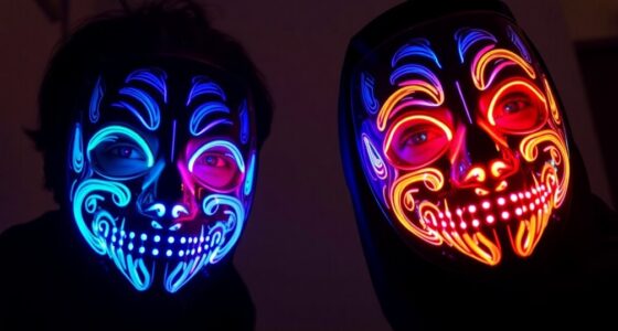 talking animated led masks