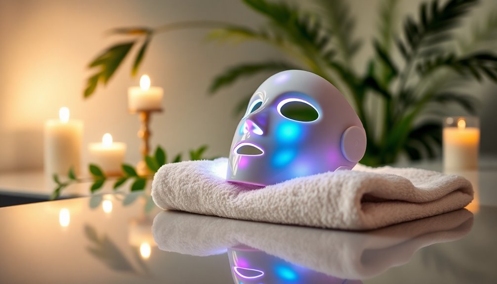 top led mask selection