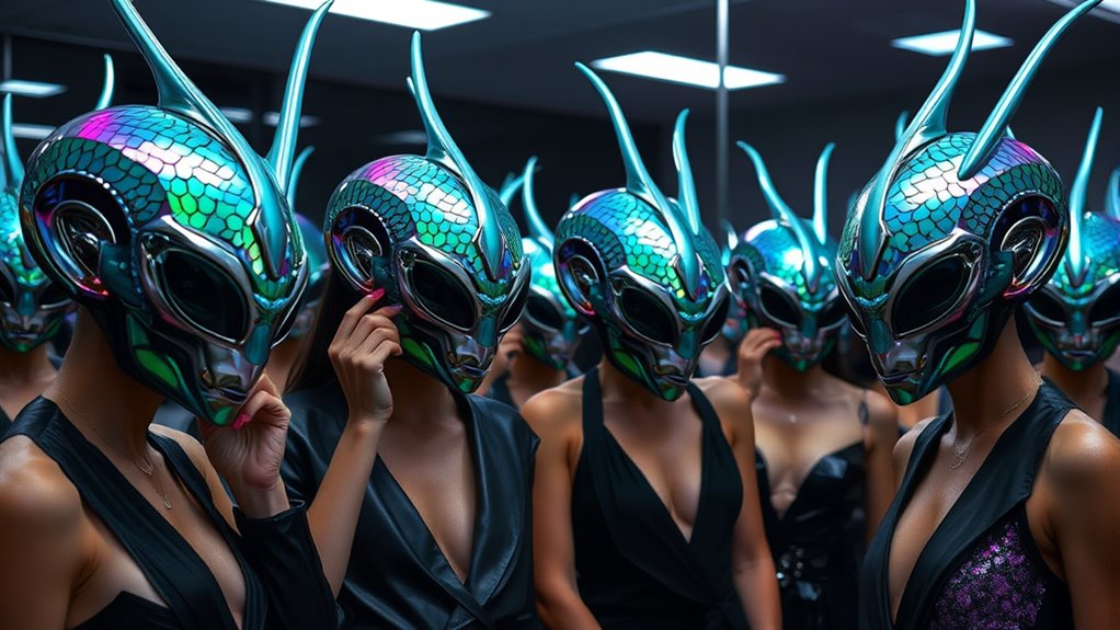 alien masks redefine fashion
