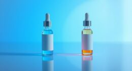 blue light or benzoyl peroxide