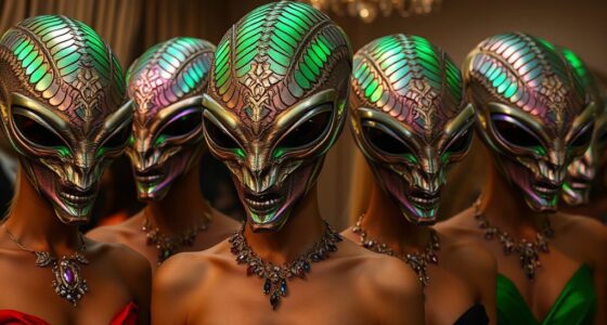 celebrity met gala alien masks