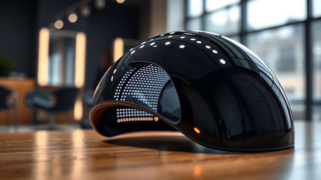 evaluate laser helmet features