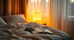 evening amber light therapy
