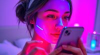 gen z viral blue light masks