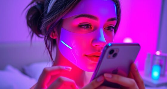 gen z viral blue light masks