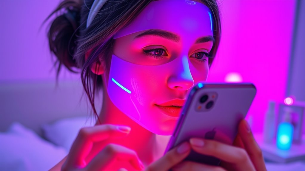 gen z viral blue light masks