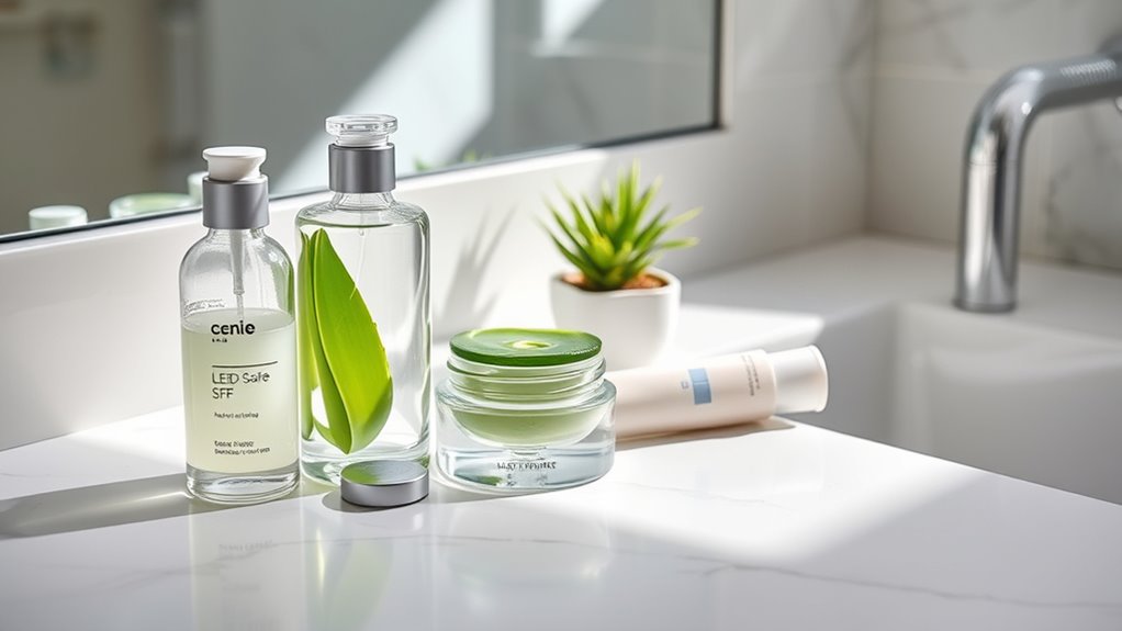 gentle hydrating skincare routine