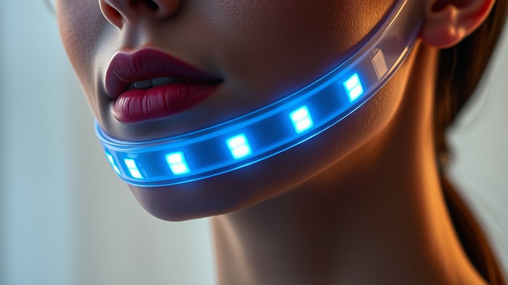 led jawline contouring device
