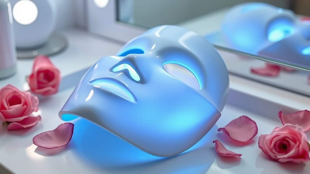 led skincare with customizable settings