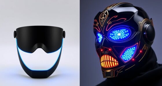 led visor mask comparison