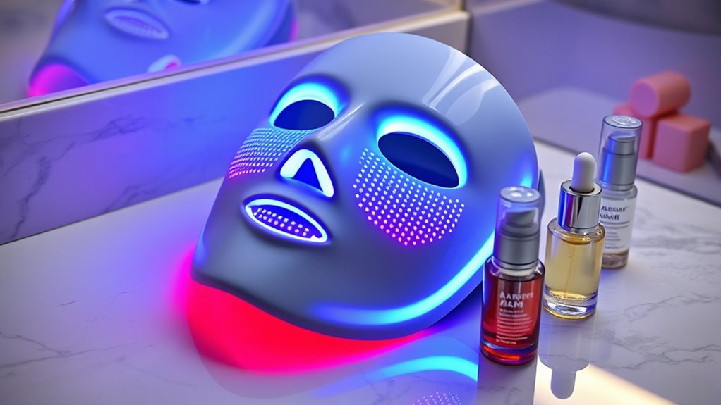 light therapy enhances skin glow