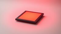 red light panels for sensitive eyes