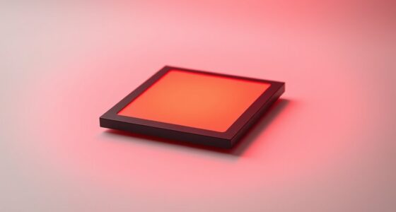 red light panels for sensitive eyes