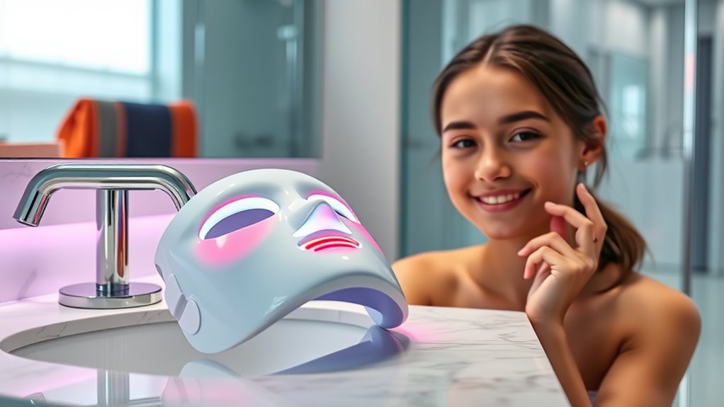 teen skincare led mask