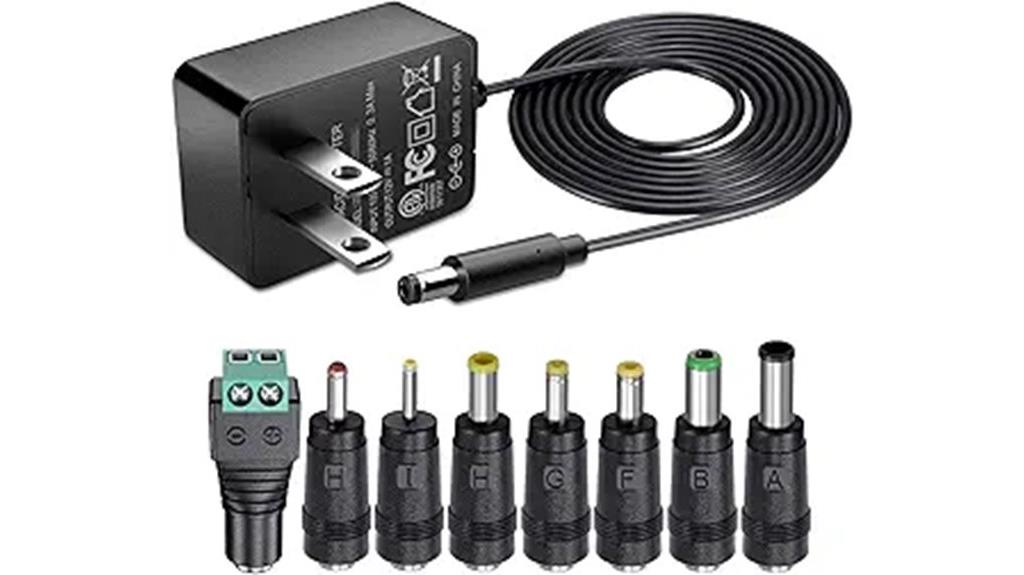 12v 1a adapter tips