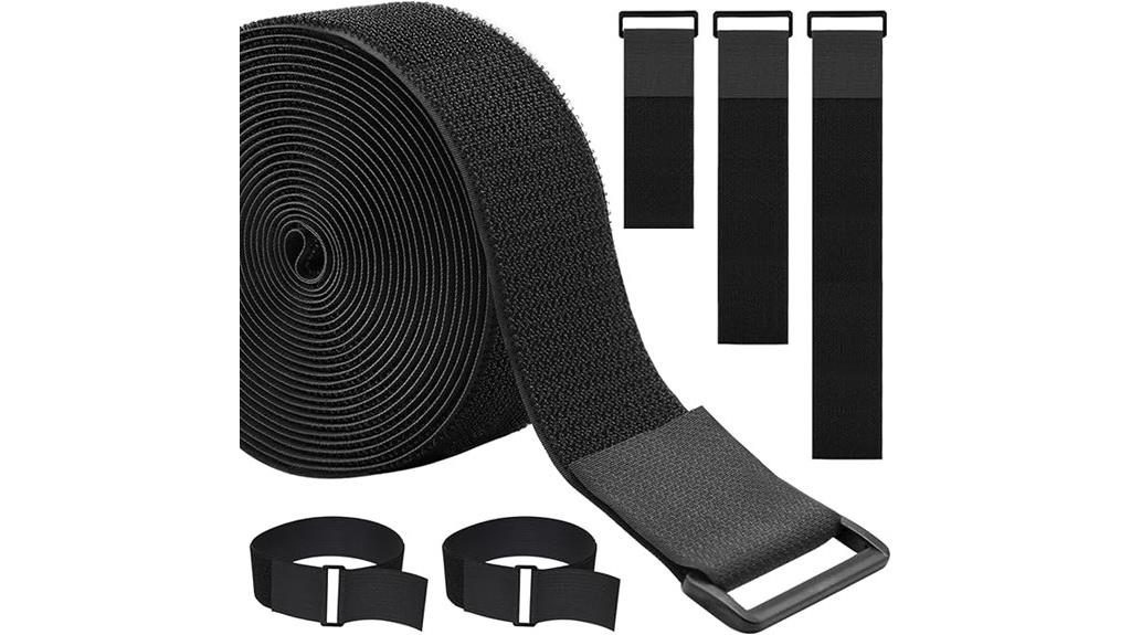 16 foot black nylon straps