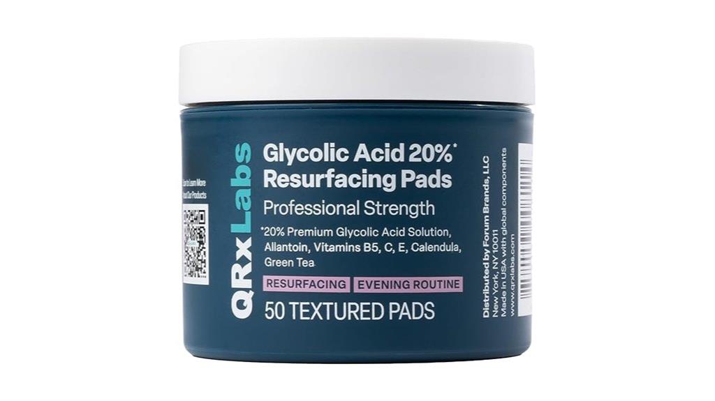 20 glycolic acid pads