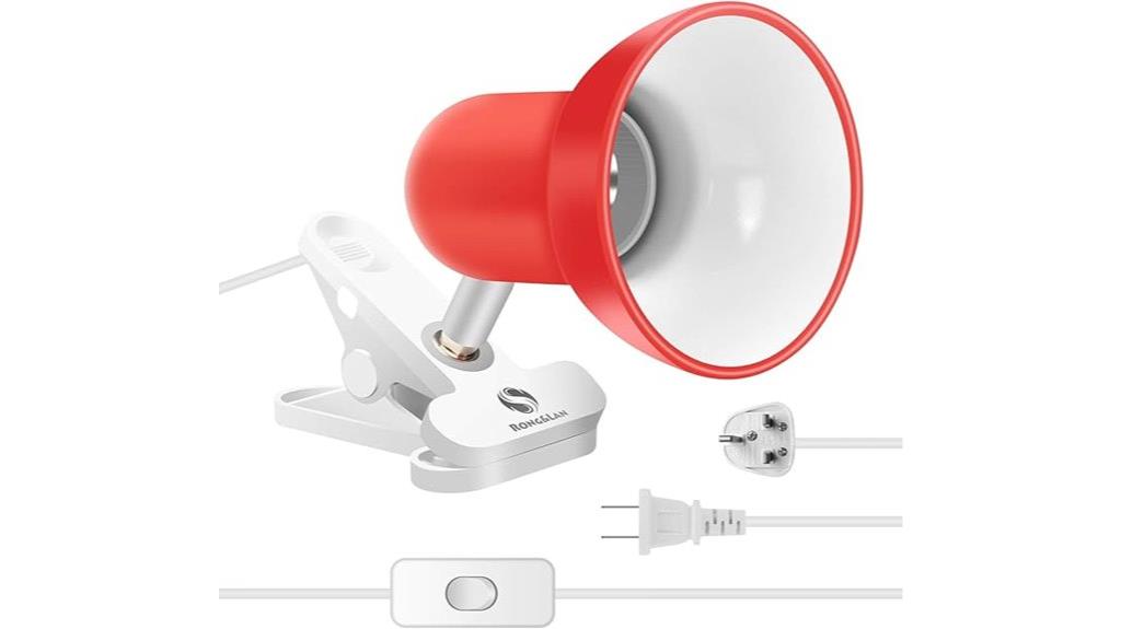 adjustable clip on desk lamp