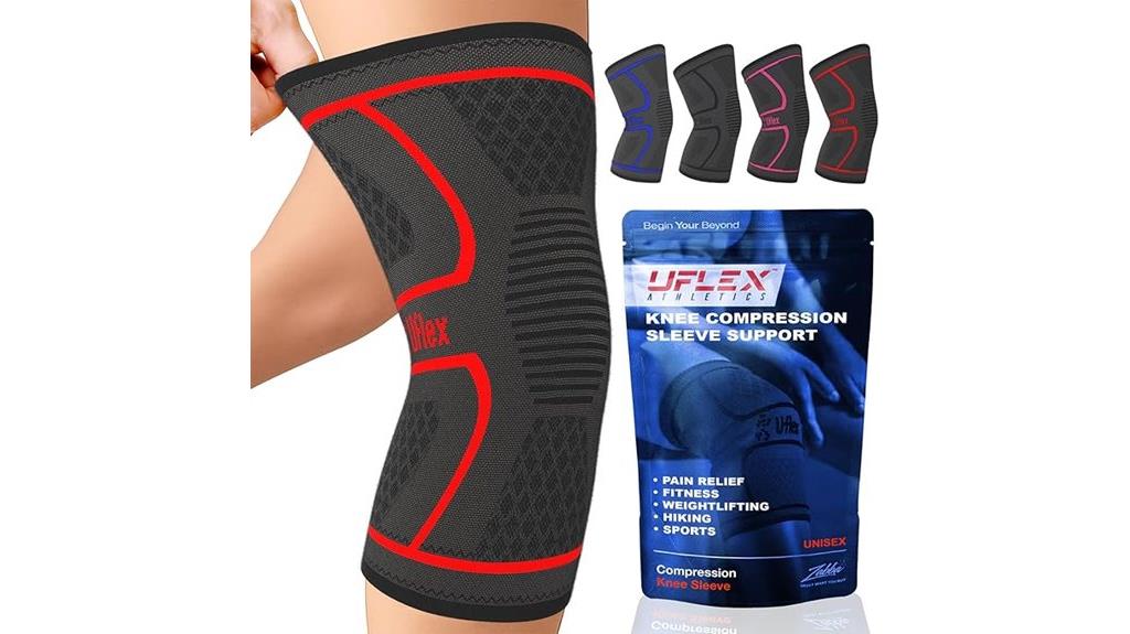 adjustable compression knee support
