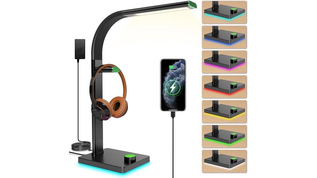 adjustable eye caring desk lamp