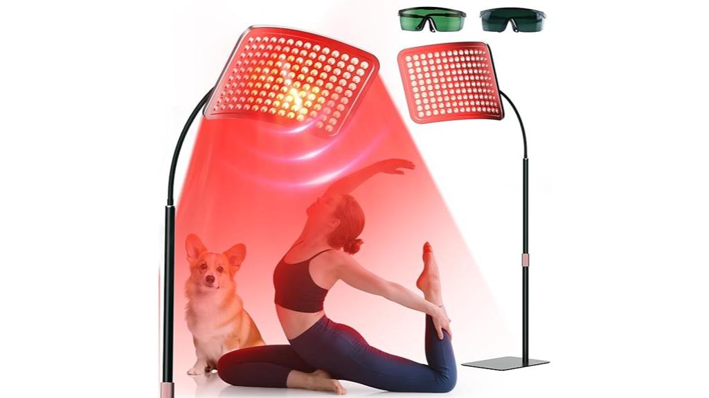 adjustable red light panel