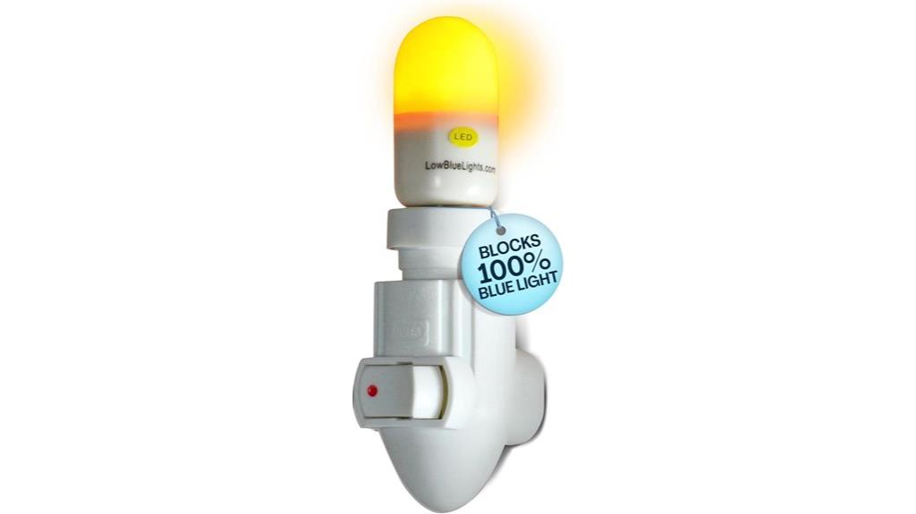amber led night light