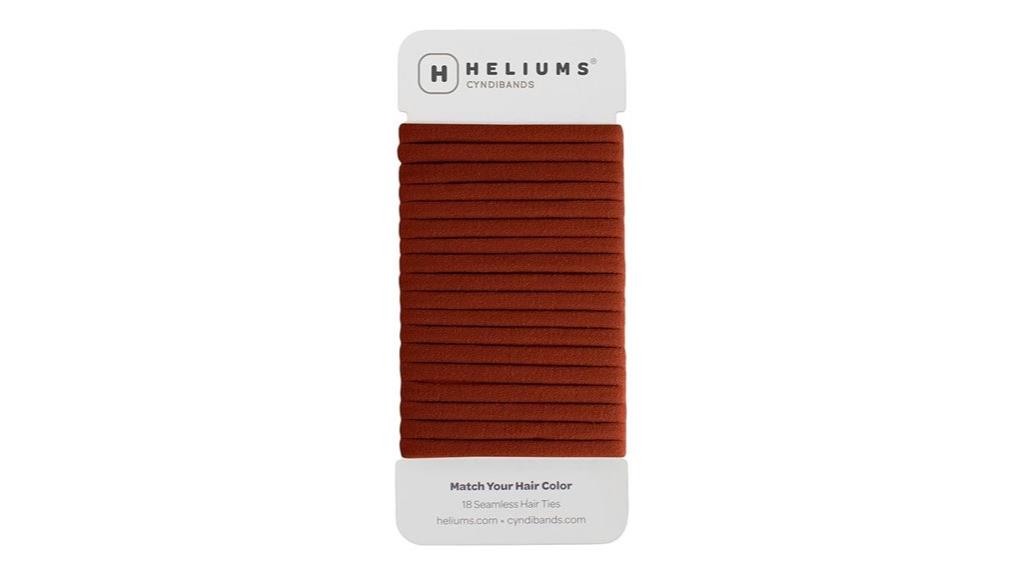 auburn heliums hair ties